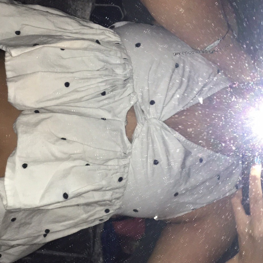 Flouncy crop top